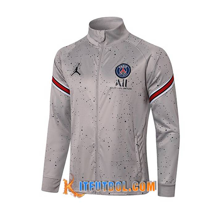 Chaquetas Futbol Jordan PSG Gris 2021/2022