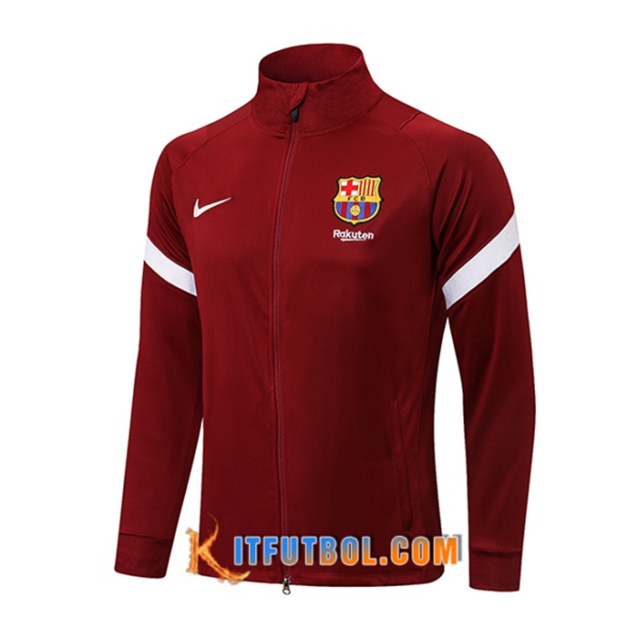 Chaquetas Futbol FC Barcelona Rojo 2021/2022