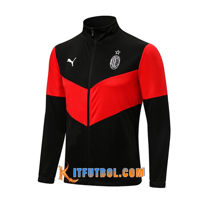 Chaquetas Futbol AC Milan Negro 2021/2022