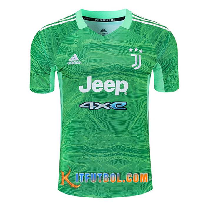 Camiseta Futbol Juventus Portero Verde 2021/2022