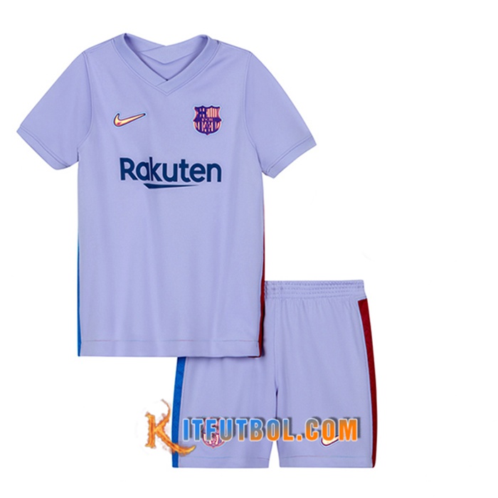 Camiseta Futbol FC Barcelona Niños Exterieur 2021/2022