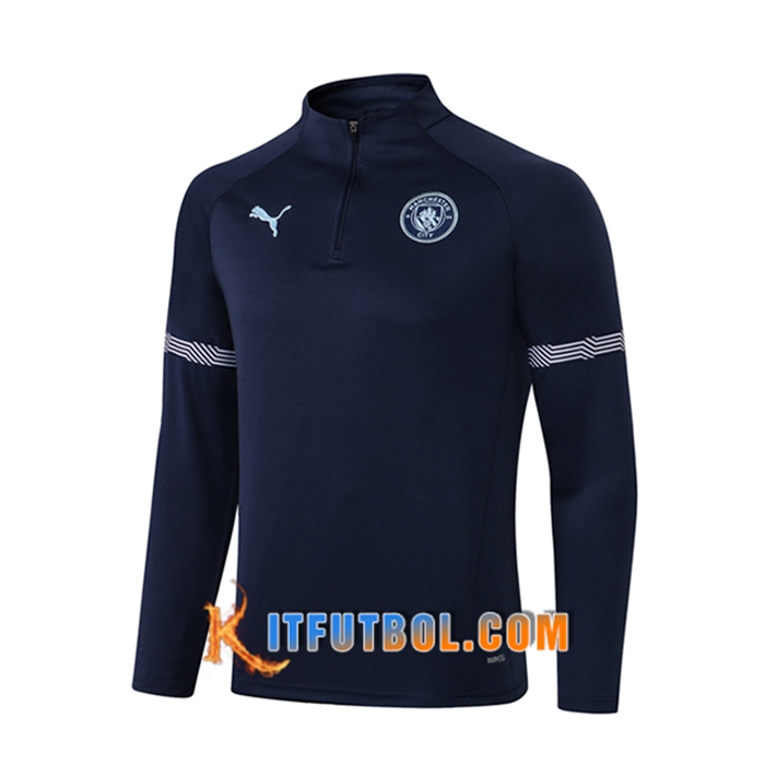 Sudadera De Entrenamiento Manchester City Azul 2021/2022