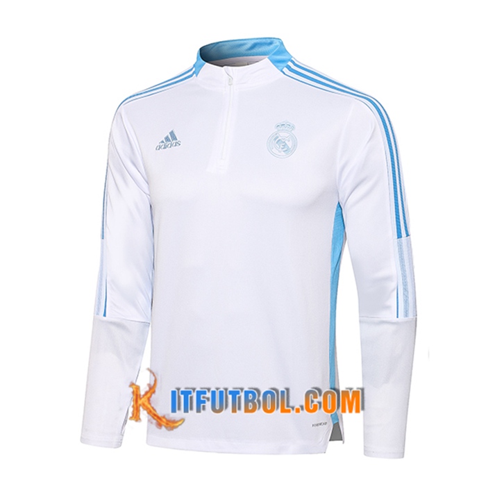 Sudadera De Entrenamiento Real Madrid Blanca 2021/2022
