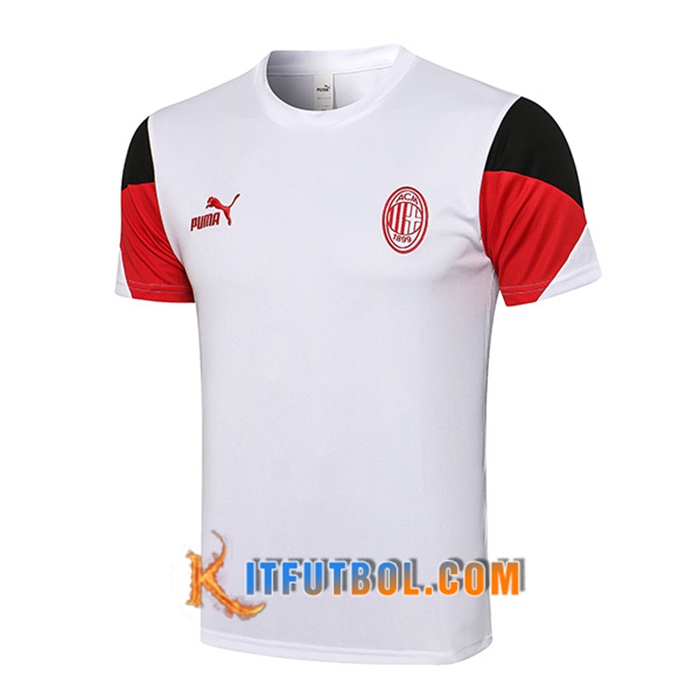 Camiseta Polo AC Milan Blanca 2021/2022
