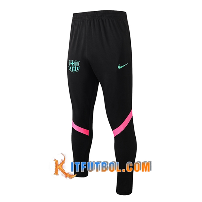 Pantalon Entrenamiento FC Barcelona Negro/Rosa 2021/2022
