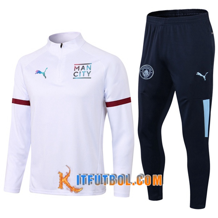 Chandal Equipos De Futbol Manchester City Blanca 2021/2022