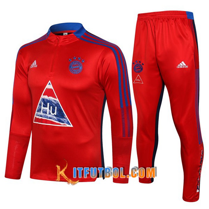 Chandal Equipos De Futbol Bayern Munich Rojo/Azul 2021/2022