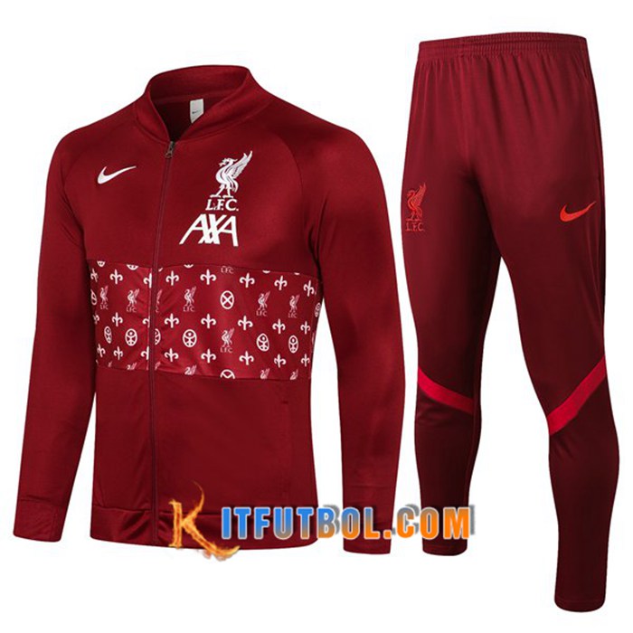 Chandal Equipos De Futbol - Chaqueta FC Liverpool Rojo 2021/2022 -2