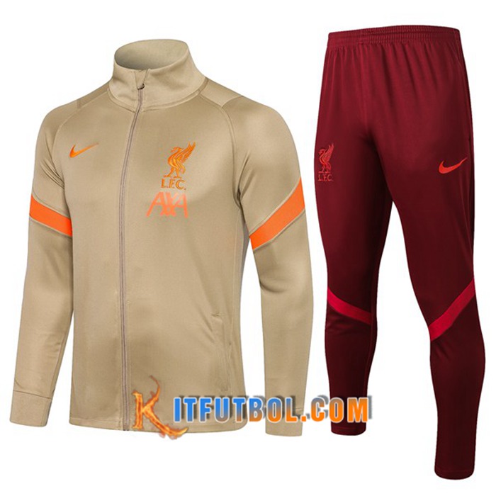 Chandal Equipos De Futbol - Chaqueta FC Liverpool Amarillo 2021/2022