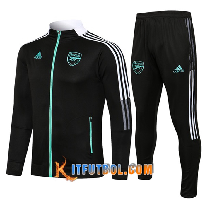 Chandal Equipos De Futbol - Chaqueta FC Arsenal Negro 2021/2022