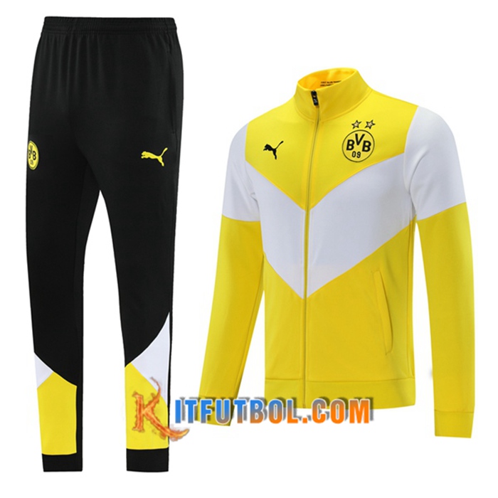 Chandal Equipos De Futbol - Chaqueta Dortmund BVB Amarillo 2021/2022