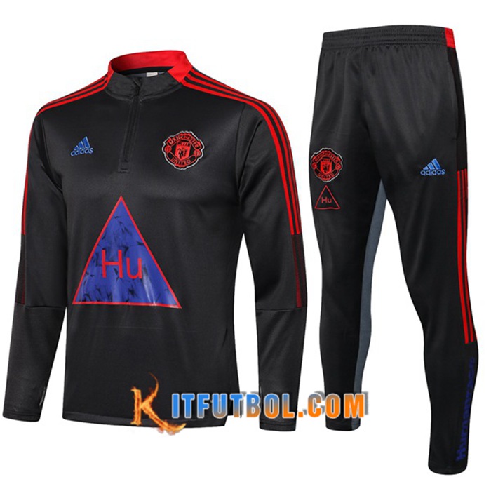 Chandal Equipos De Futbol Manchester United Gris oscuro 2021/2022