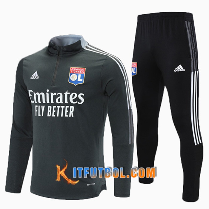 Chandal Equipos De Futbol Marsella OM Niños Gris 2021/2022