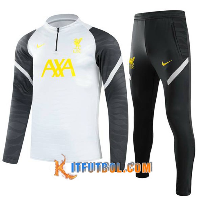 Chandal Equipos De Futbol FC Liverpool Niños Gris 2021/2022