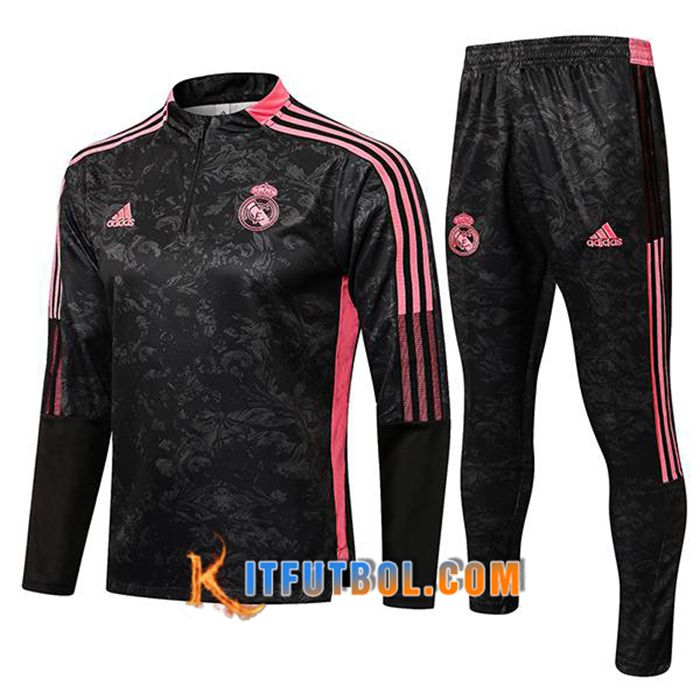 Chandal Equipos De Futbol Real Madrid Niños Negro 2021/2022