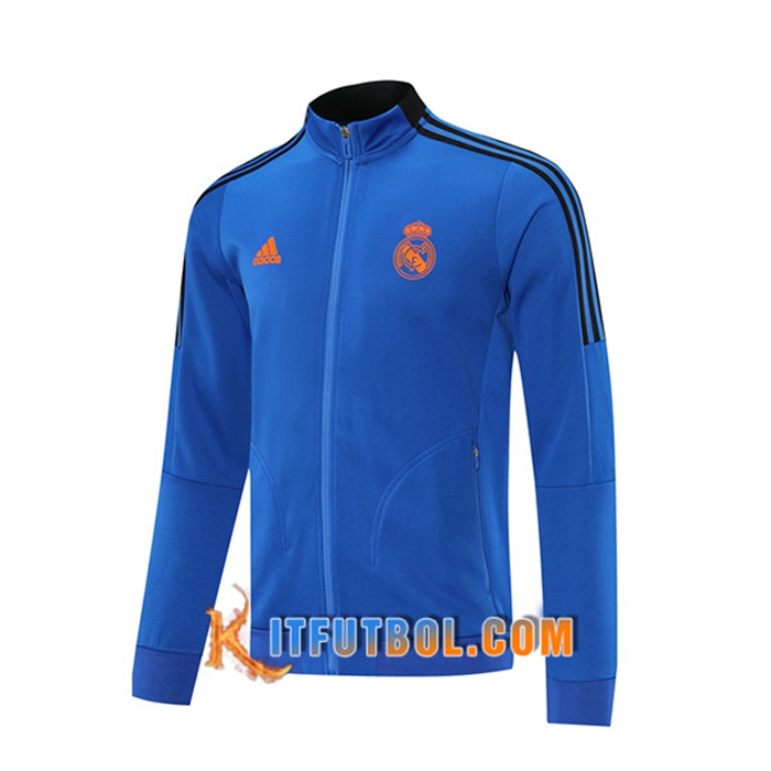 Chaquetas Futbol Real Madrid Azul 2021/2022 -1