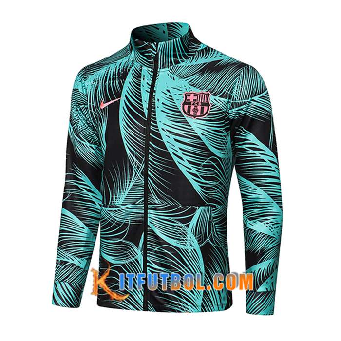 Chaquetas Futbol FC Barcelona Verde 2021/2022