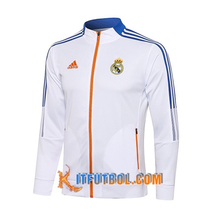 Chaquetas Futbol Real Madrid Blanca 2021/2022