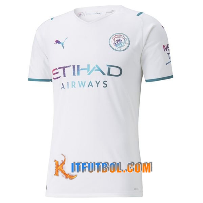 Camiseta Futbol Manchester City Alternativo 2021/2022