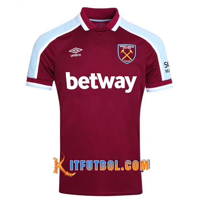 Camiseta Futbol West Ham Titular 2021/2022
