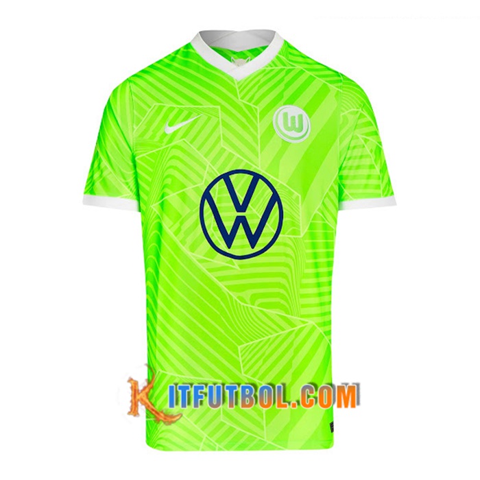 Camiseta Futbol Vfl Wolfsburg Titular 2021/2022