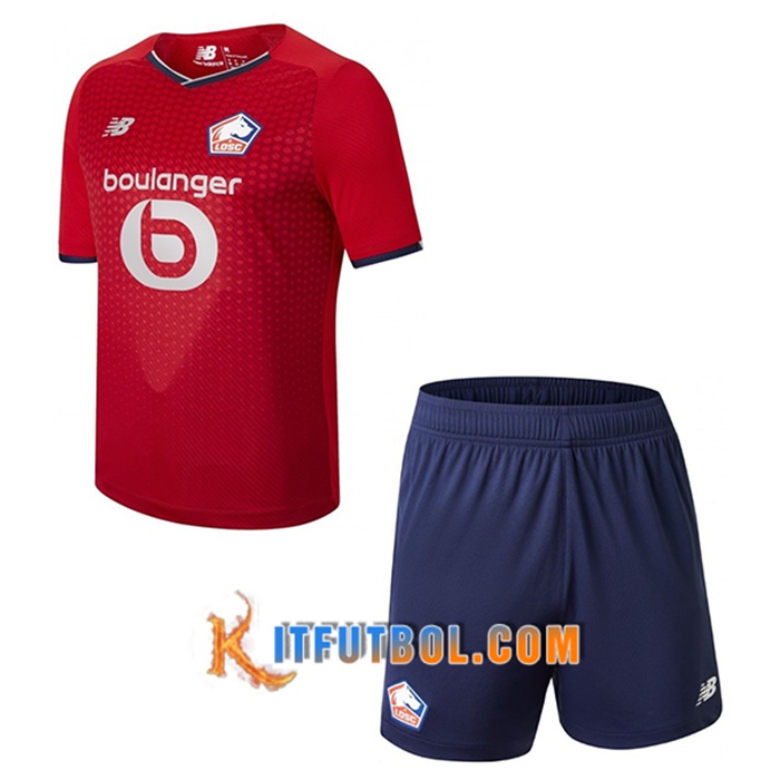 Camiseta Futbol Lille OSC Niños Titular 2021/2022