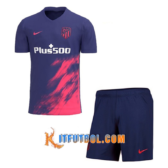 Camiseta Futbol Atletico Madrid Niños Alternativo 2021/2022