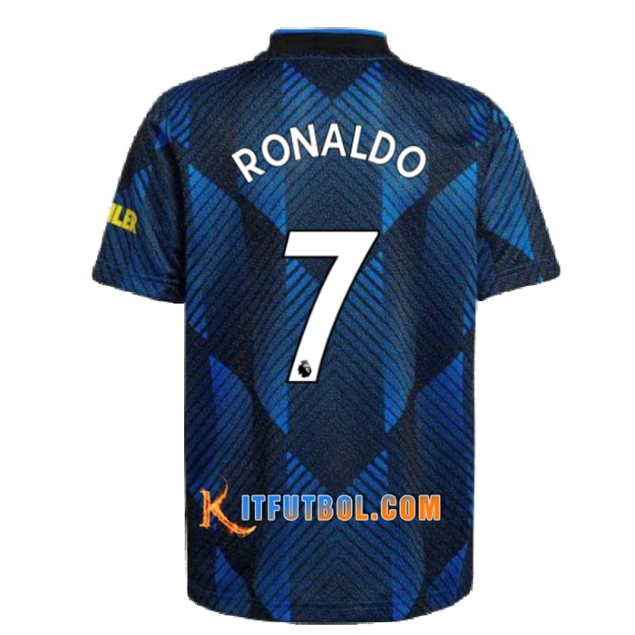 Nuevo Camiseta Futbol Manchester United Ronaldo 7 Tercero 2021/2022