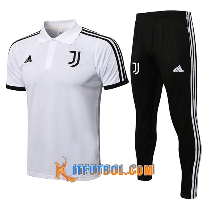 Camiseta Polo Juventus + Pantalones Blanca 2021/2022
