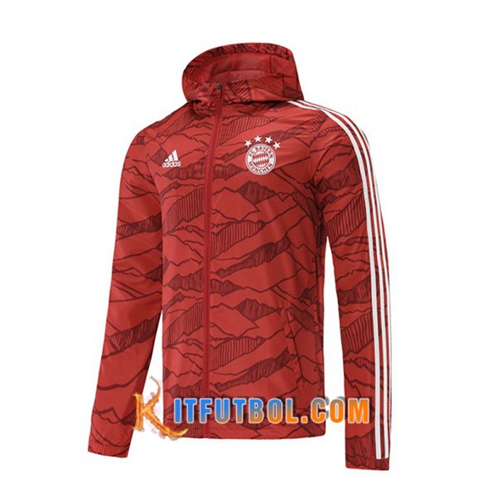 Rompevientos Bayern Munich Blanca/Rojo 2021/2022
