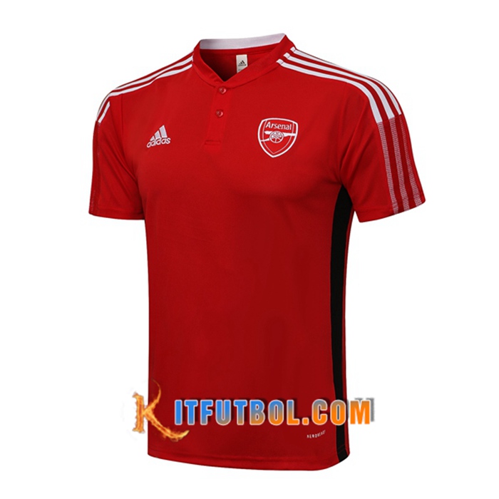 Camiseta Polo Arsenal Rojo 2021/2022