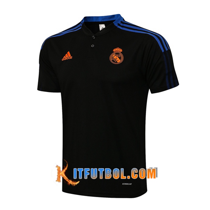 Camiseta Polo Real Madrid Negro 2021/2022