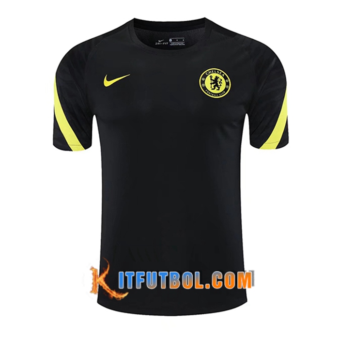 Camiseta Entrenamiento FC Chelsea Negro 2021/2022