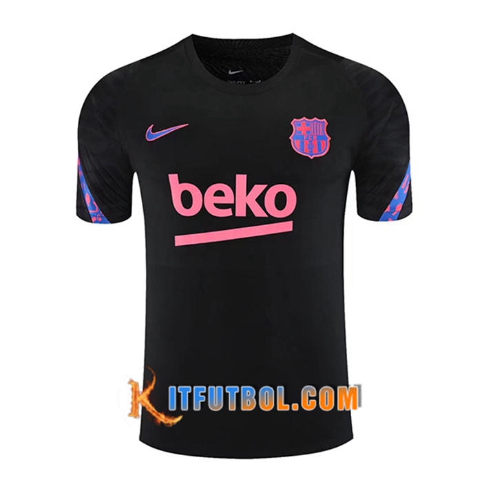 Camiseta Entrenamiento FC Barcelona Negro 2021/2022