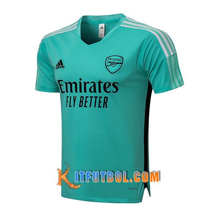 Camiseta Entrenamiento FC Arsenal Verde/Negro 2021/2022