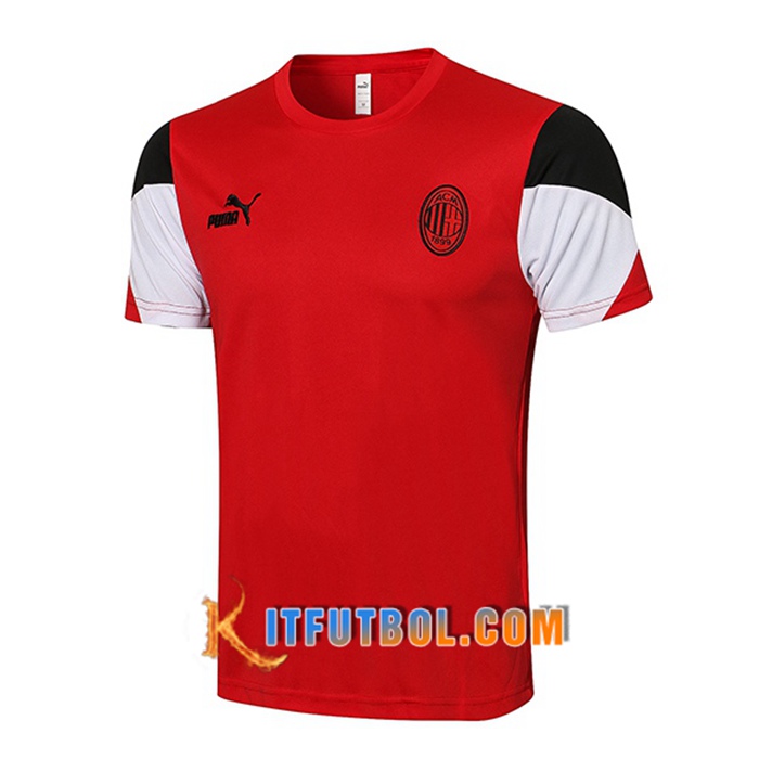 Camiseta Entrenamiento AC Milan Rojo/Blanca 2021/2022