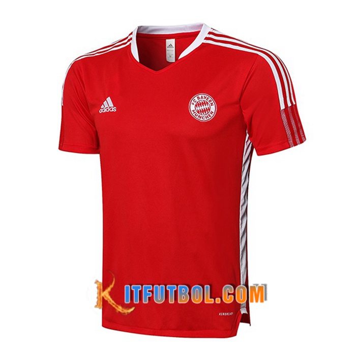 Camiseta Entrenamiento Bayern Munich Rojo 2021/2022