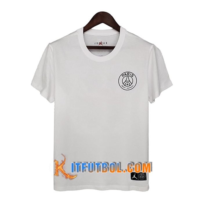 Camiseta Entrenamiento Jordan PSG Blanca 2021/2022 -1