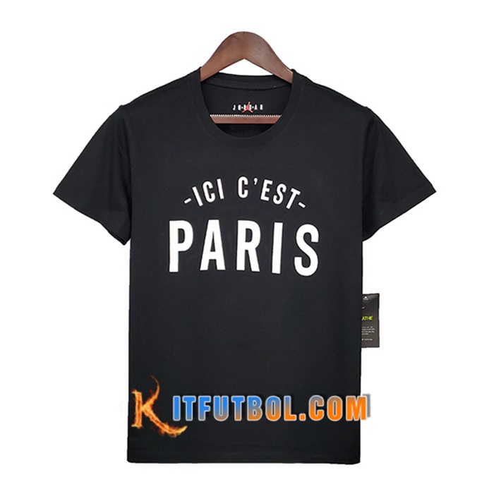 Camiseta Entrenamiento Jordan PSG Negro 2021/2022 -2
