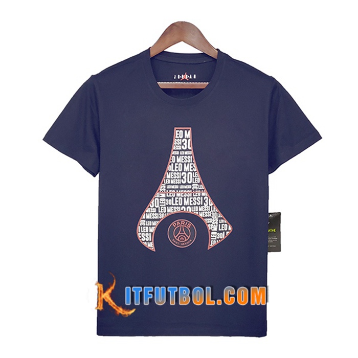 Camiseta Entrenamiento Jordan PSG Azul Marino/Blanca 2021/2022