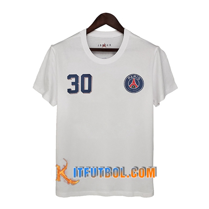 Camiseta Entrenamiento Jordan PSG Blanca 2021/2022 -3