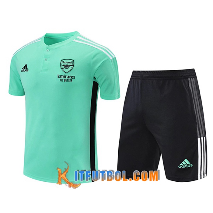 Camiseta Entrenamiento FC Arsenal + Cortos Verde 2021/2022