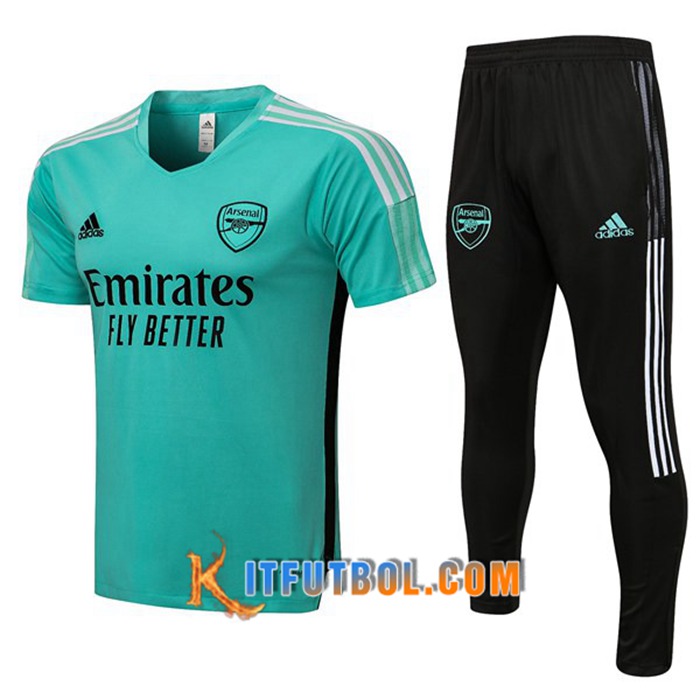 Camiseta Entrenamiento FC Arsenal + Pantalones Verde 2021/2022