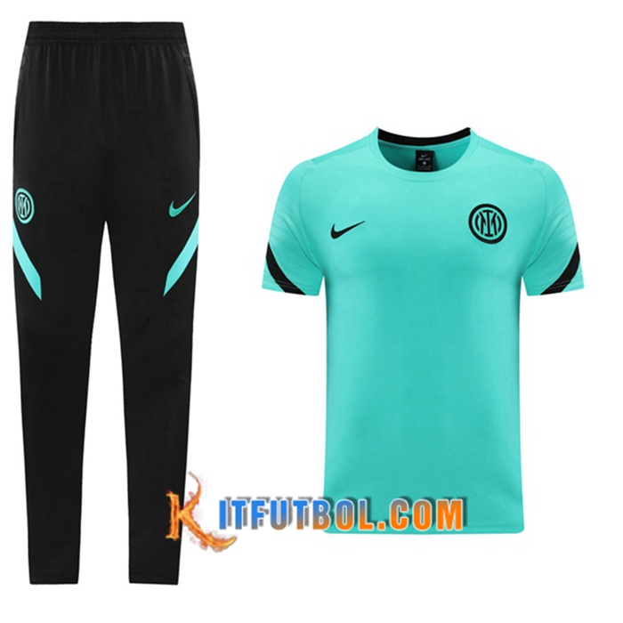 Camiseta Entrenamiento Inter Milan + Pantalones Verde 2021/2022