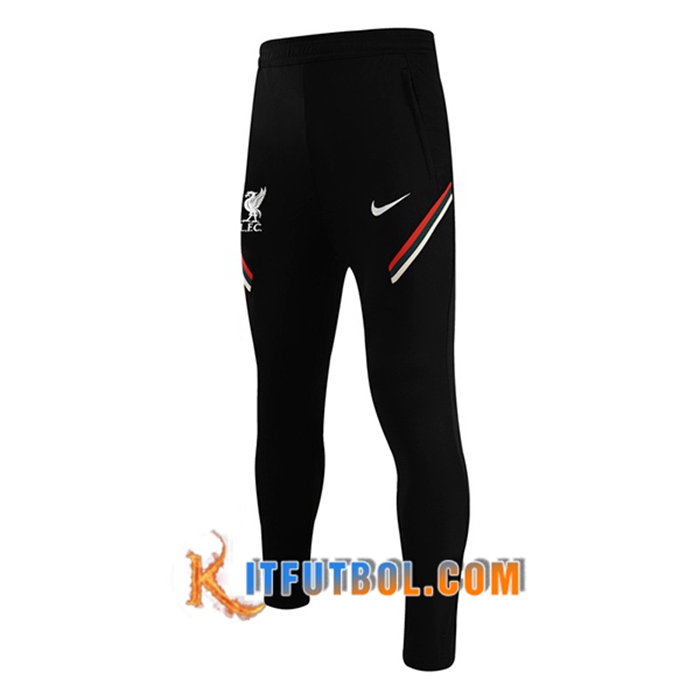 Pantalon Entrenamiento FC Liverpool Negro/Rojo/Blanca 2021/2022