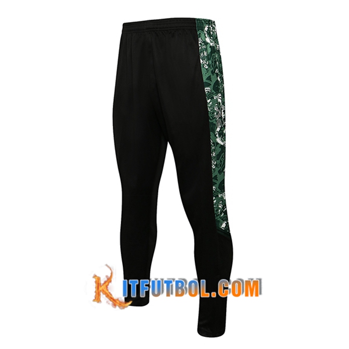 Pantalon Entrenamiento Manchester City Verde/Negro 2021/2022