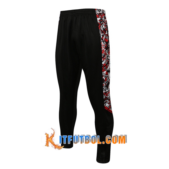 Pantalon Entrenamiento AC Milan Rojo/Blanca/Negro 2021/2022