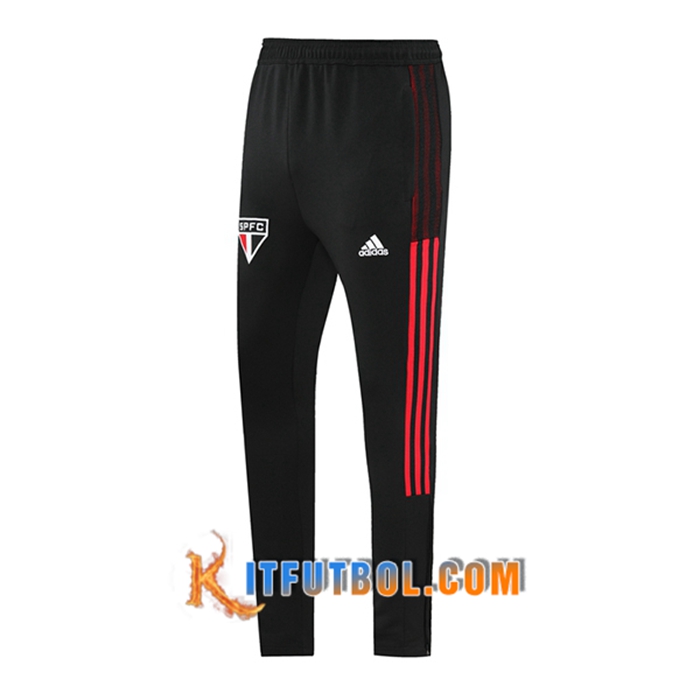 Pantalon Entrenamiento Sao Paulo FC Negro/Rojo 2021/2022