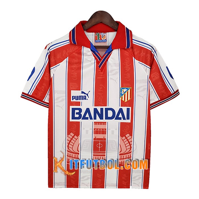 Camiseta Futbol Atletico Madrid Retro Titular 1996/1997