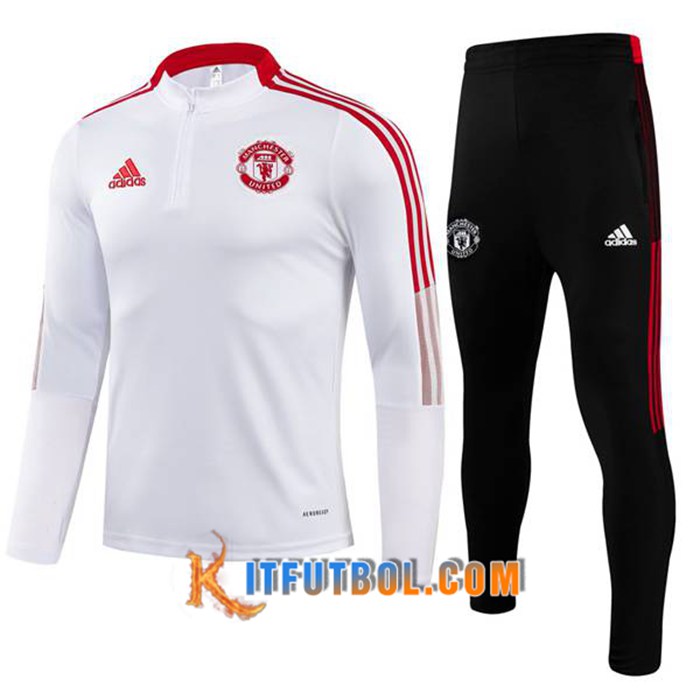 Chandal Equipos De Futbol Manchester United Negro/Blanca 2021/2022
